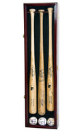 3 Baseball Bat Display Case Cabinet - sfDisplay.com