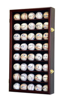 40 Baseball Ball Display Case Cabinet - sfDisplay.com