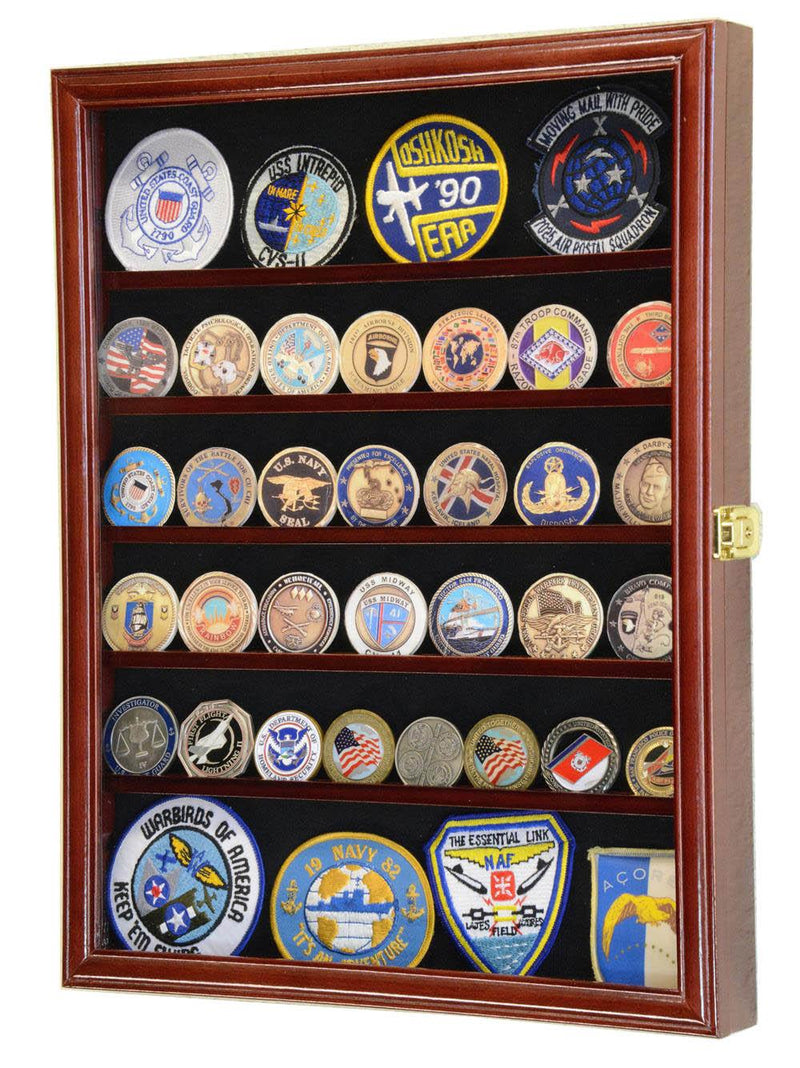 Challenge Coin / Medals / Pins / Badges / Ribbons / Insignia /Combo Display Case Cabinet - sfDisplay.com