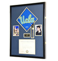 X-Large Diploma, Graduation Tassel, and Cap Display Cabinet (w/ Custom Matting Colors) - sfDisplay.com