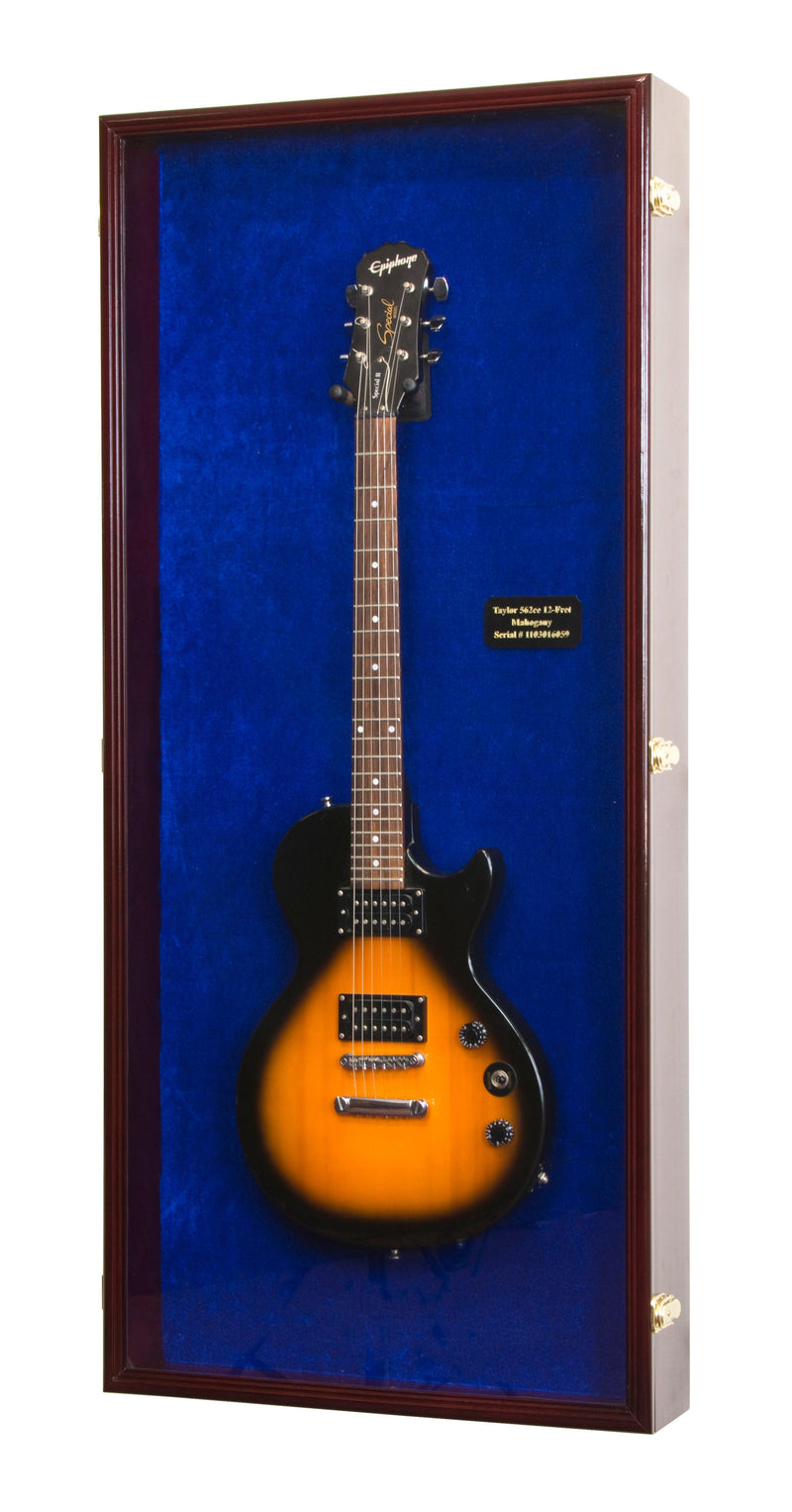 Electric Guitar Display Case Cabinet - sfDisplay.com