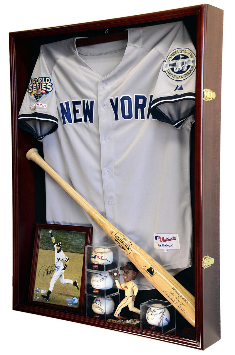 Extra Deep Jacket, Uniform, Jersey Shadowbox Display Case Cabinet - sfDisplay.com