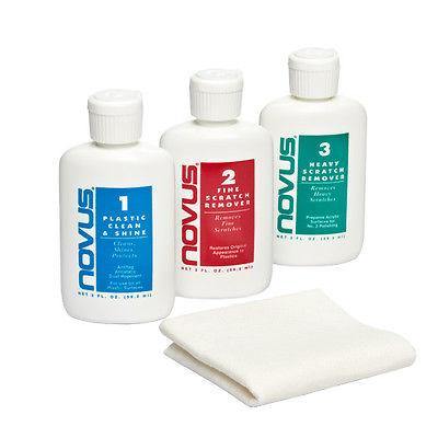 NOVUS Scratch Remover Polish Clean and Shine 2oz Kit - sfDisplay.com